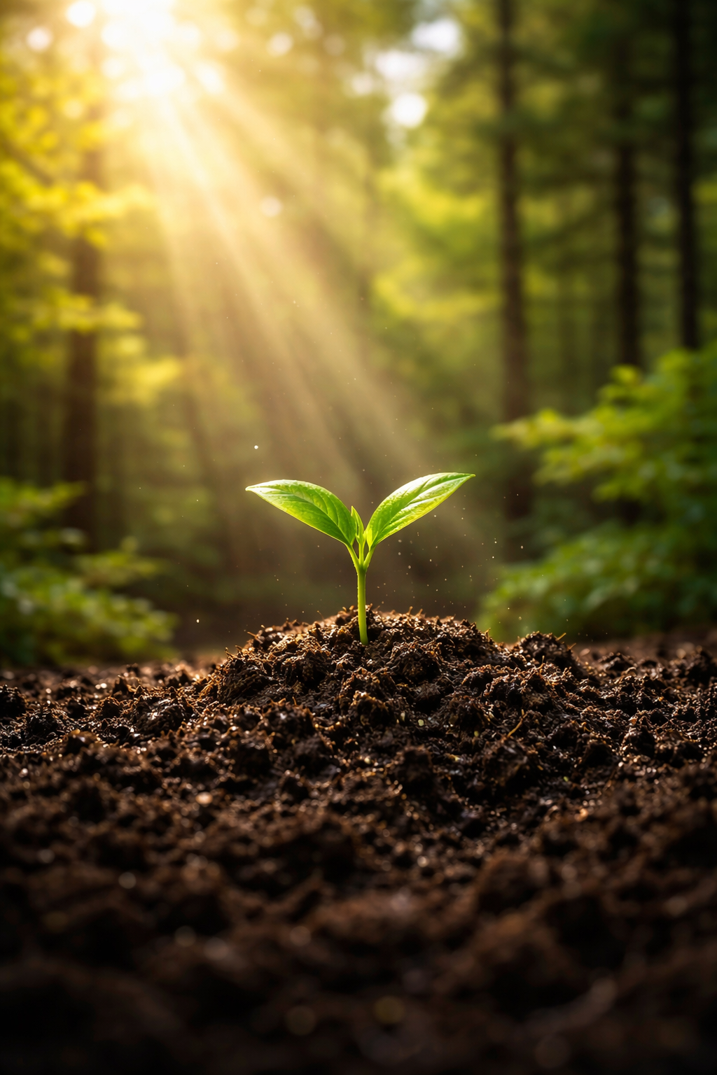 jeune pousse d'arbre